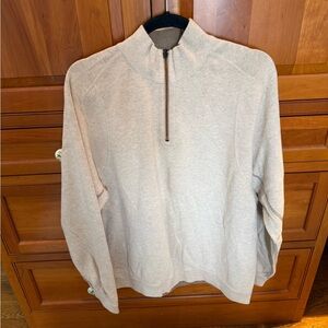 Tommy Bahama Oatmeal Quarter Zip Sweater